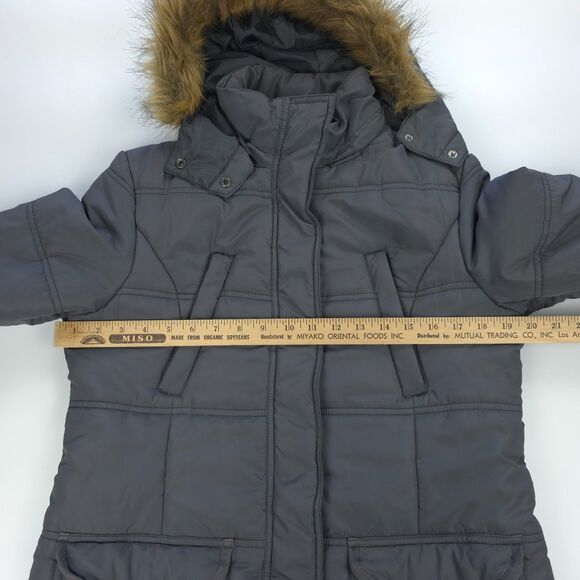 ALPHA INDUSTRIES Madison Vegan Fur Parka Puffer Jacket Military Cargo Gorpcore - Picture 6 of 15